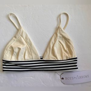 NWT Boys + Arrows Triangle Bikini Top || Size S/M